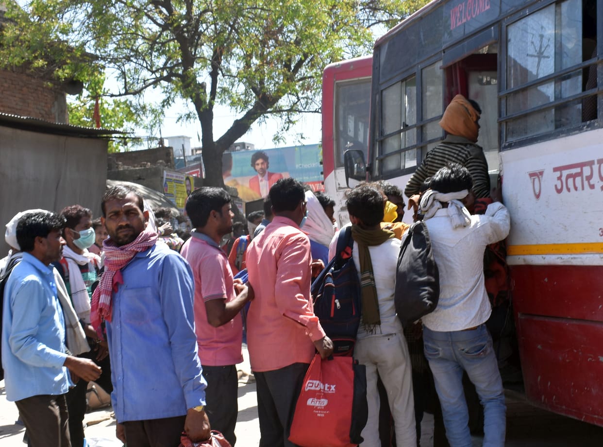 Bus service started for Etawah