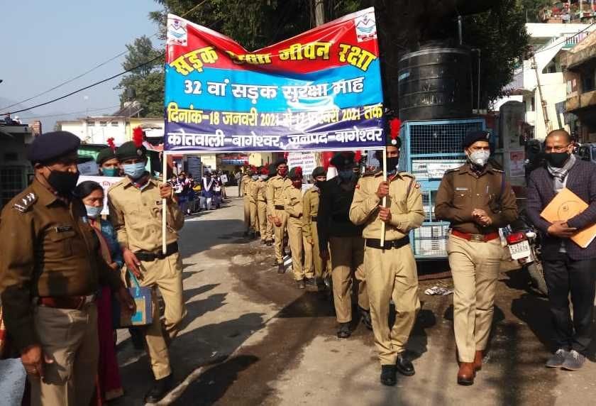 32nd road safety month begins with awareness rally
