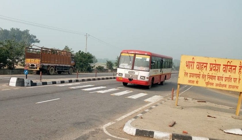 roadways bus is not come under city