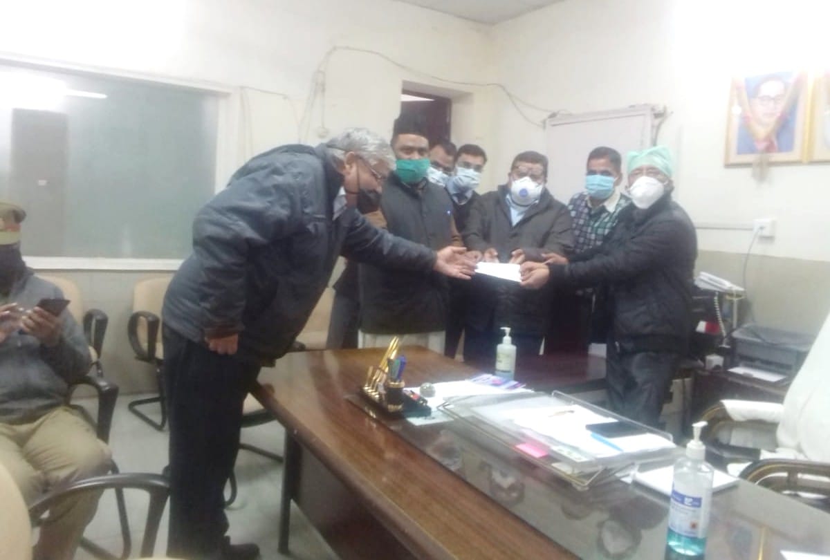 SN Medical College Principal donation for construction of mosque in Ayodhya