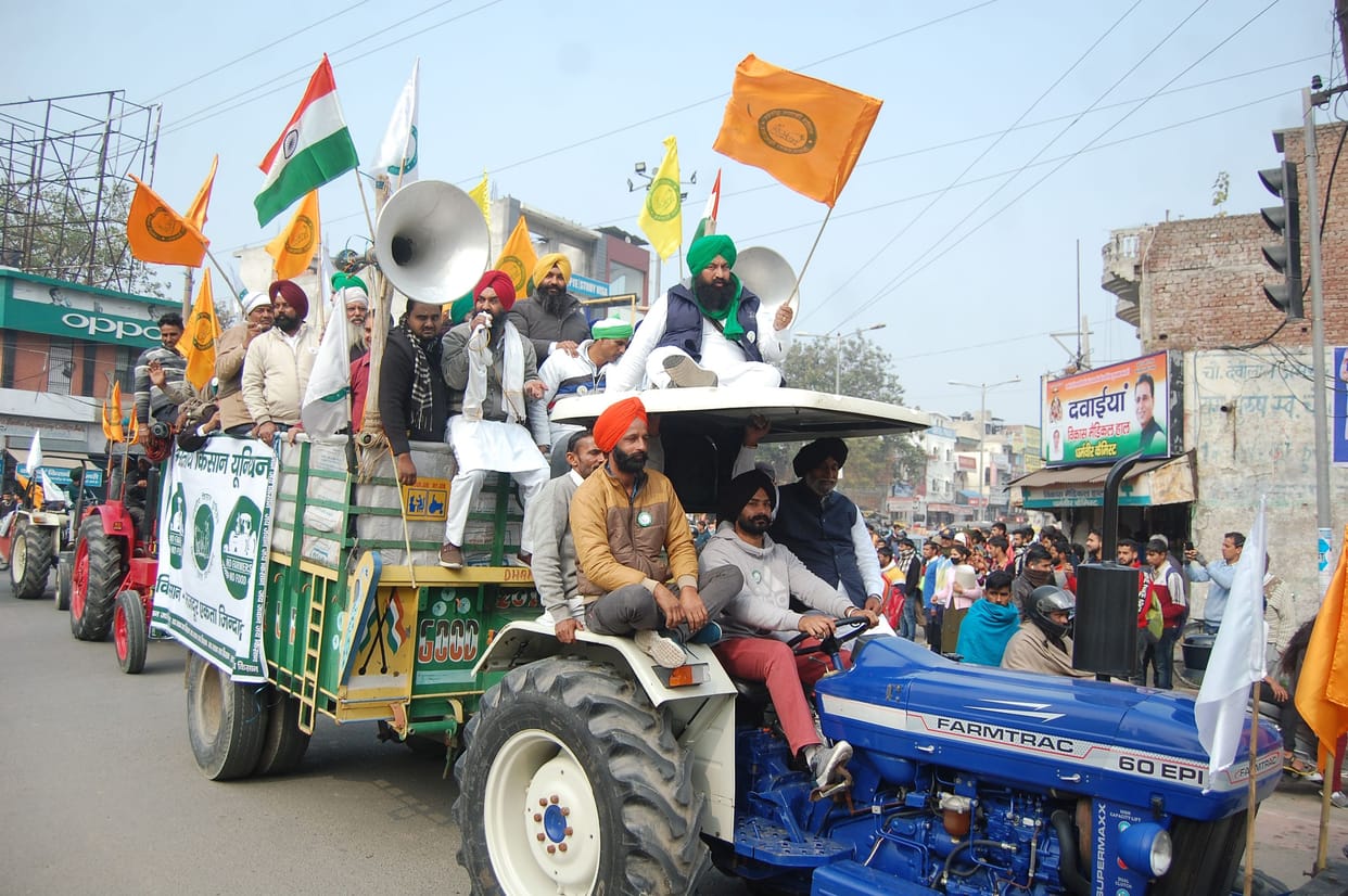 Farmers demonstrated power