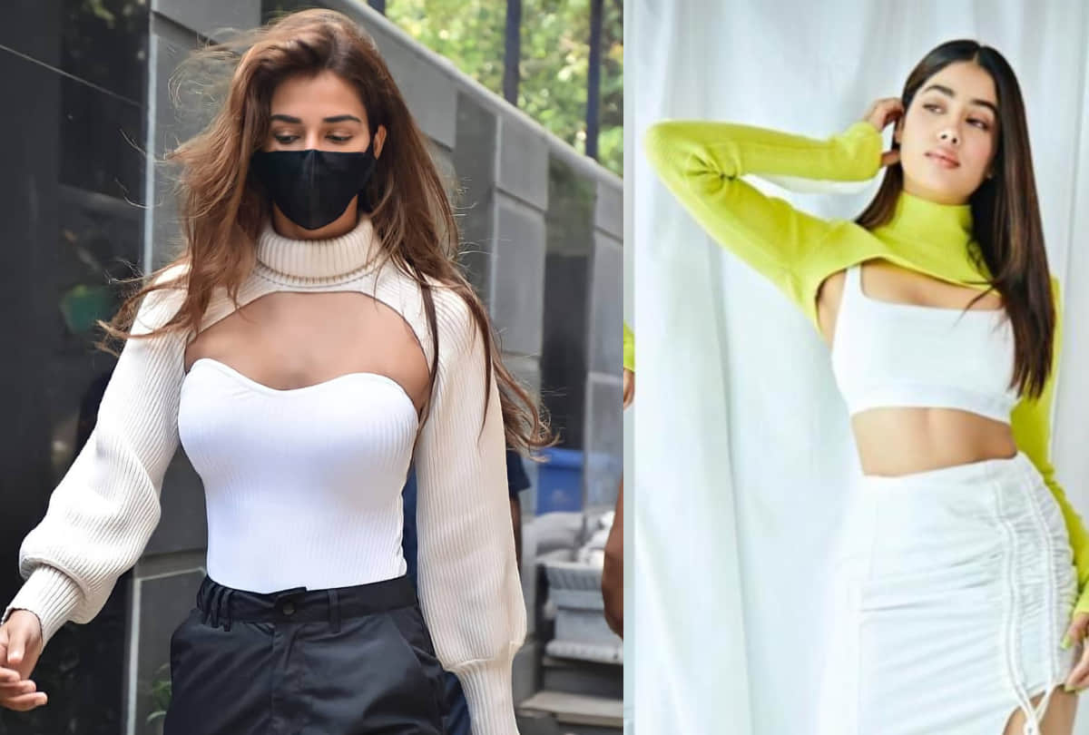 fashion face off disha patani or janhvi kapoor slays in turtle neck arm warmer sweater
