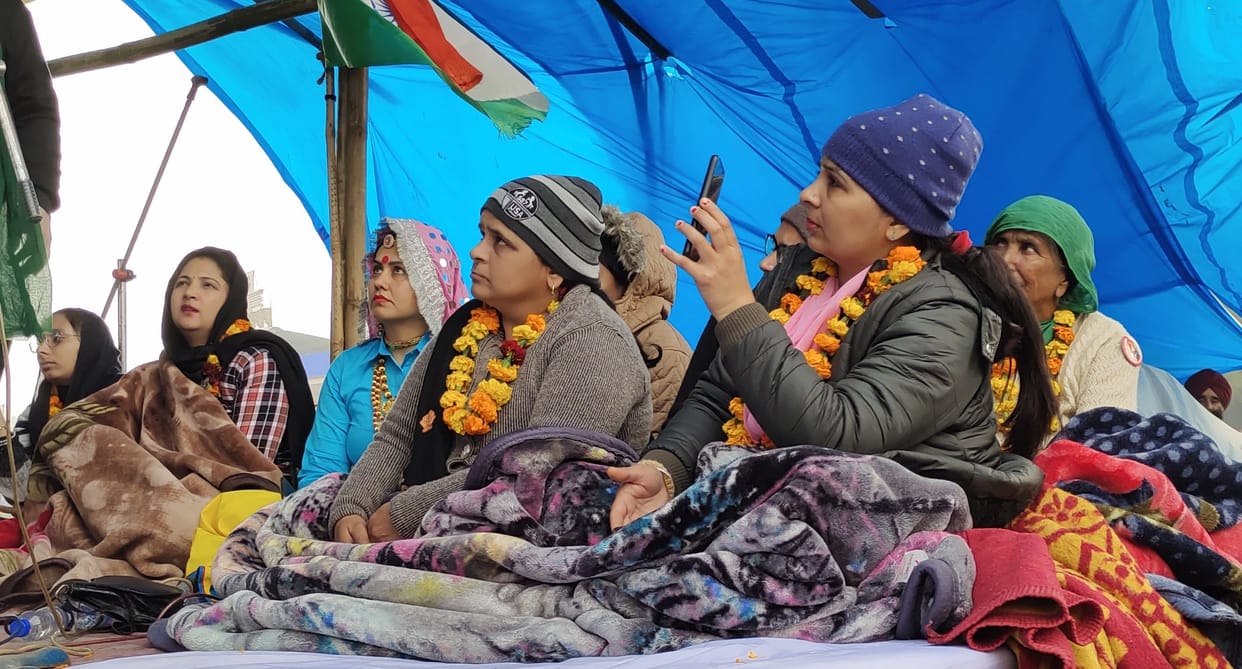 The command of the farmers movement was in the hands of women