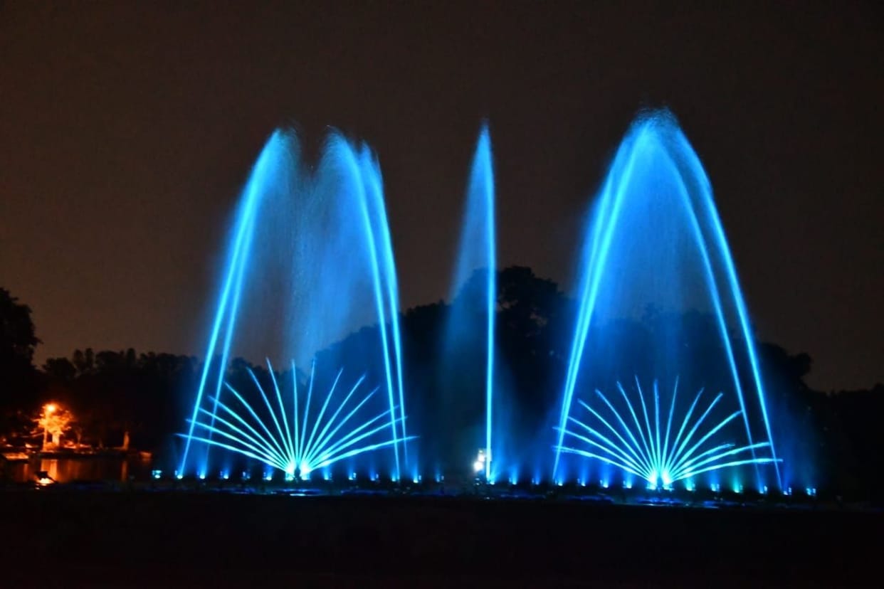 Residents will enjoy colorful light-sound from today