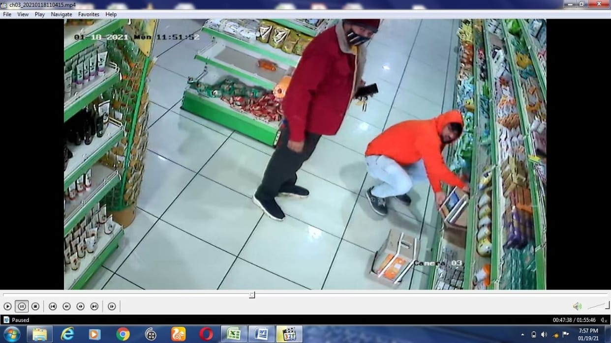 50 thousand baggage taken from Patanjali store, absconding in the car without payment