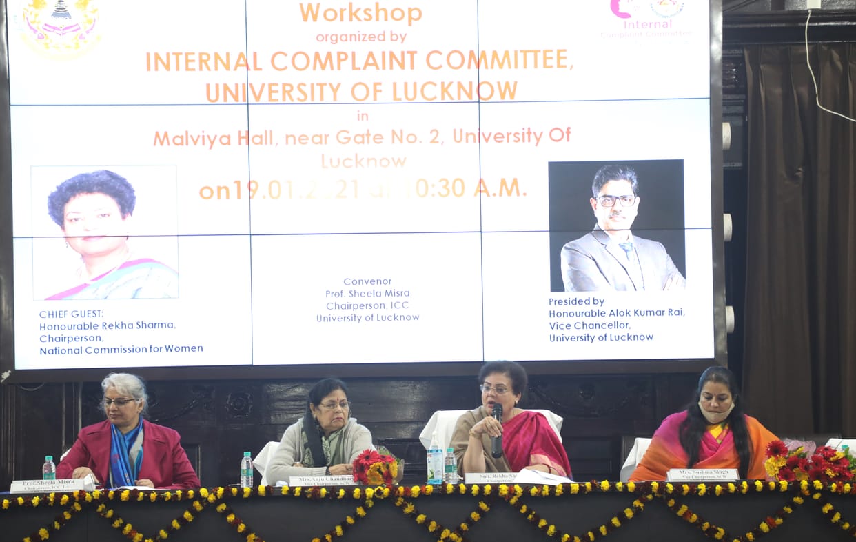 most sexual harassment occurs in the field of research : Rekha  Sharma