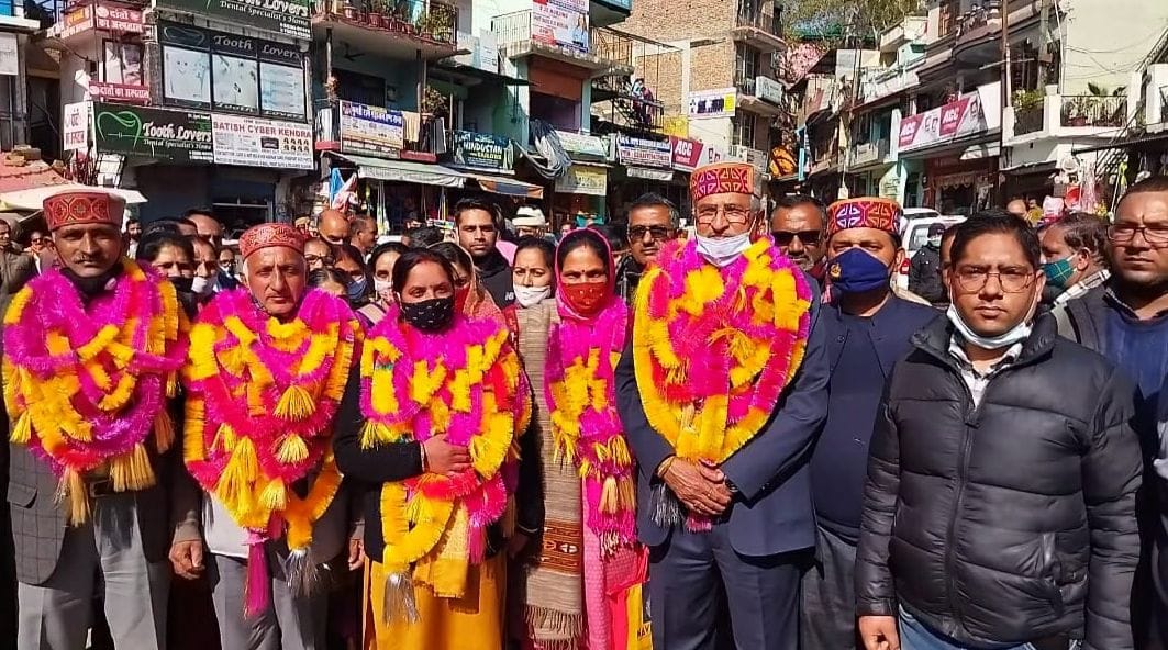 bjp takes command in sarkaghat nagar parishad,mandi news, sarkaghat news, political news