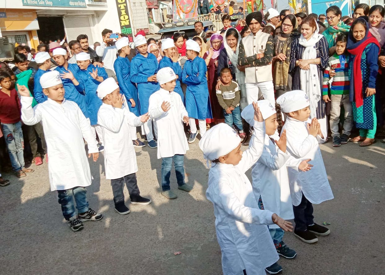 road,art,jayanti,guru Gobind Singh,mahoba news