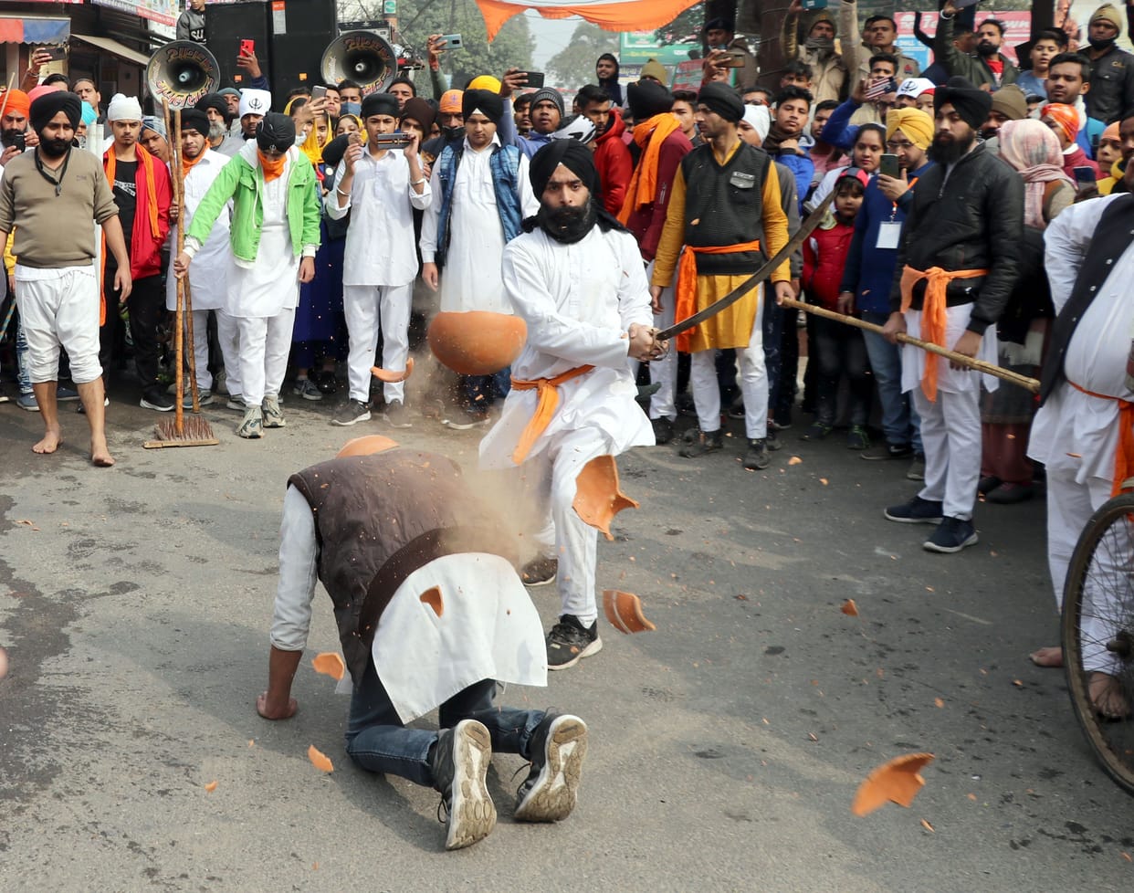 Birth anniversary of Guru Gobind Singh in Bijnor