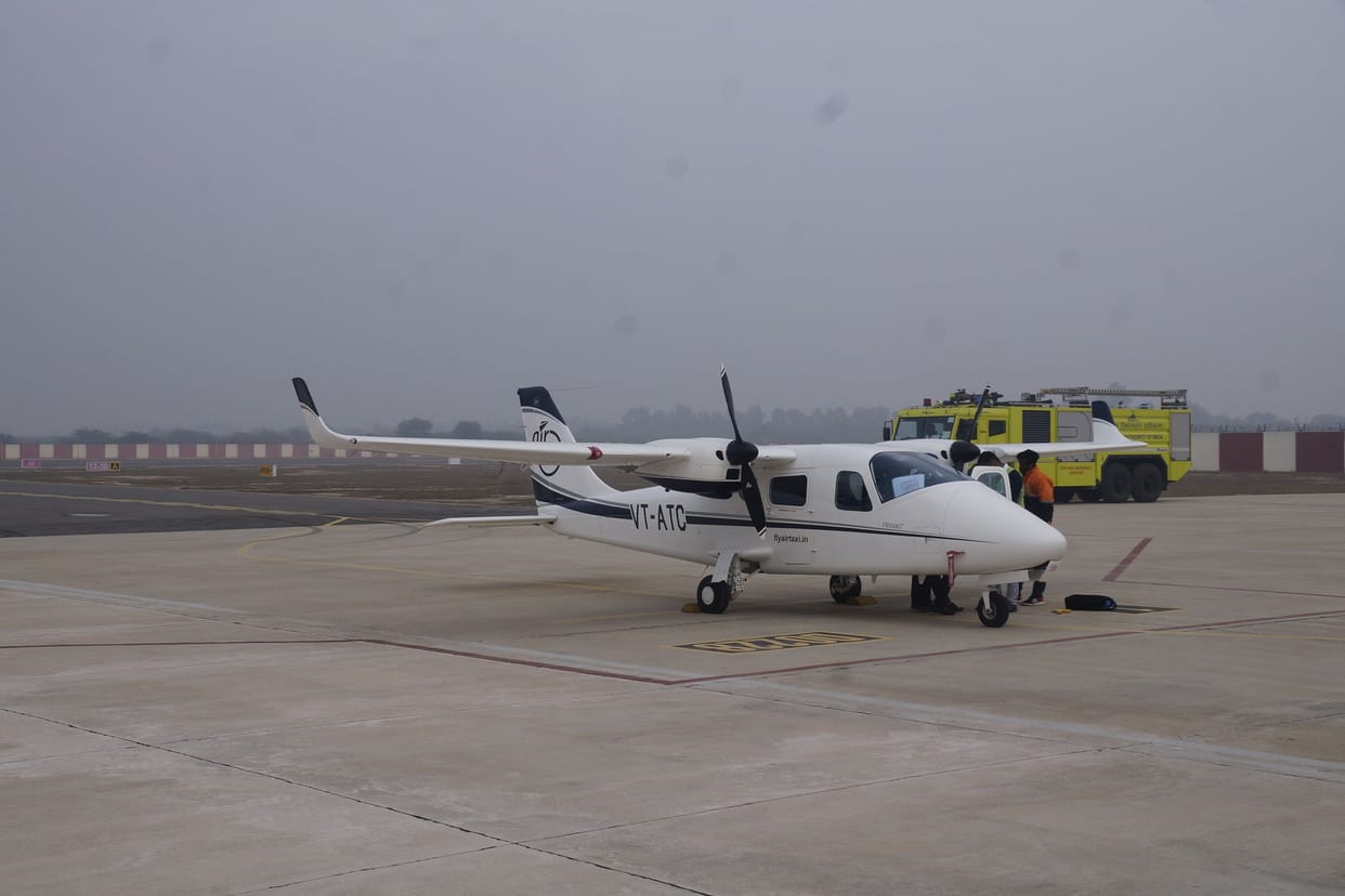 Hisar - air taxi booked by phone,  after two days sechdule  will upload on website