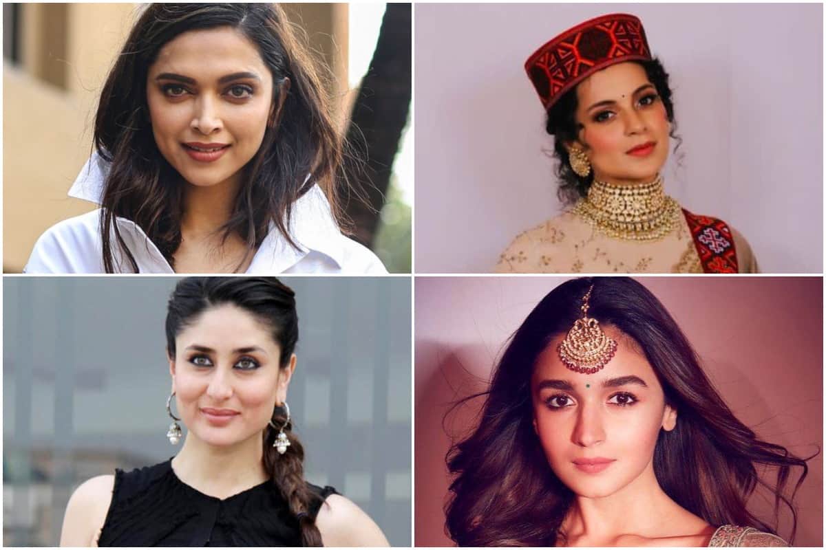 Top 10 highest paid Bollywood actresses in 2020 deepika padukone kangana ranaut kareena kapoor