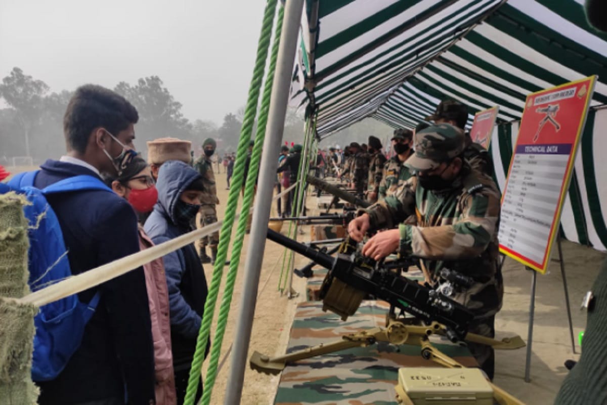 Army know fair organized in Meerut of Uttar Pradesh