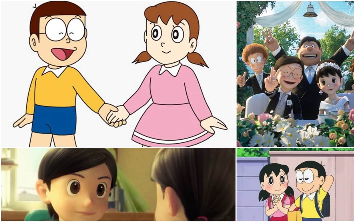 Doraemon characters Nobita trends worldwide after he ties the knot Shizuka Funny Memes Viral