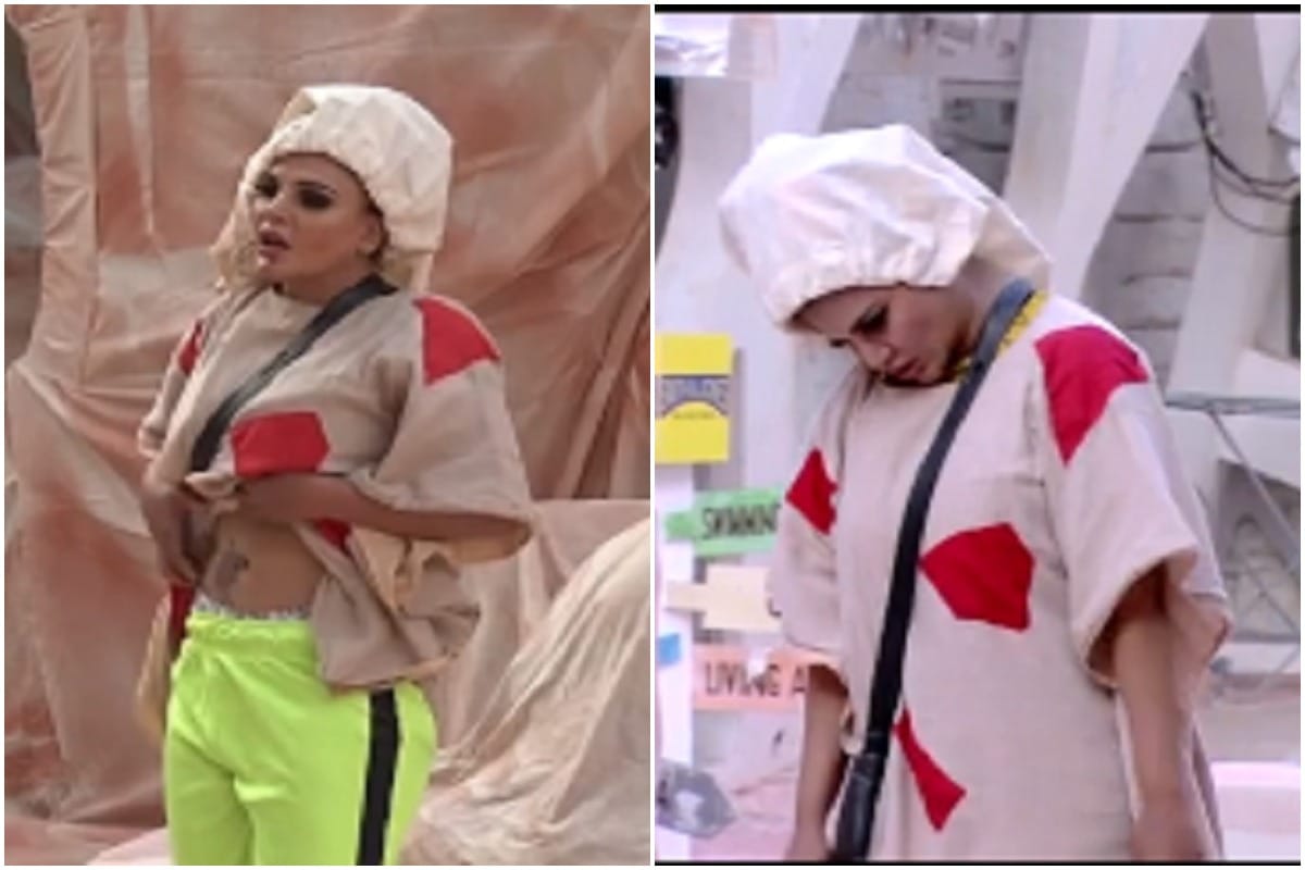 Bigg Boss 14: Rakhi Sawant peeing in her pants during a task requests Rubina to not tell anyone