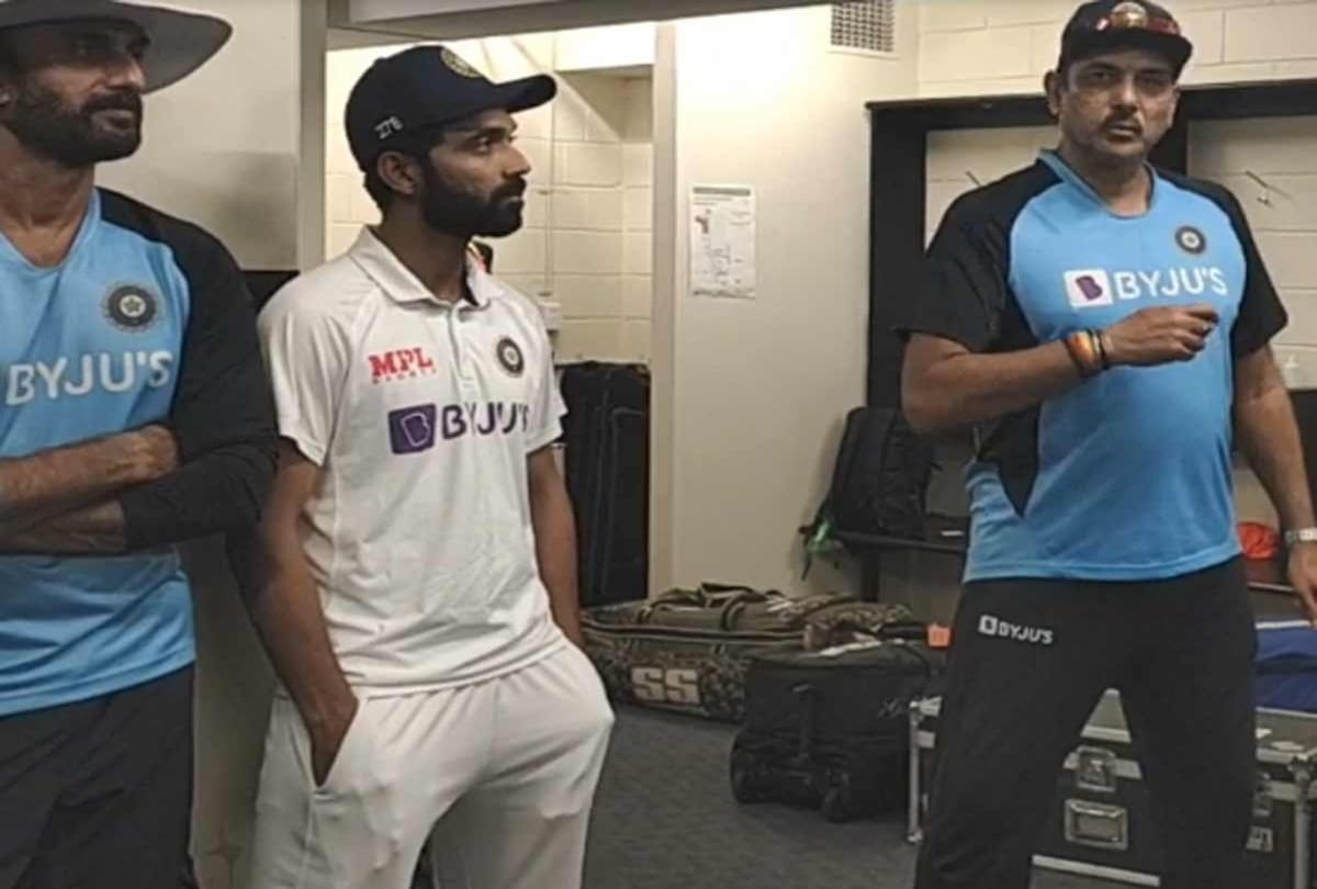 Ravi shastri dressing room speech went viral on internet after historical win vs Australia