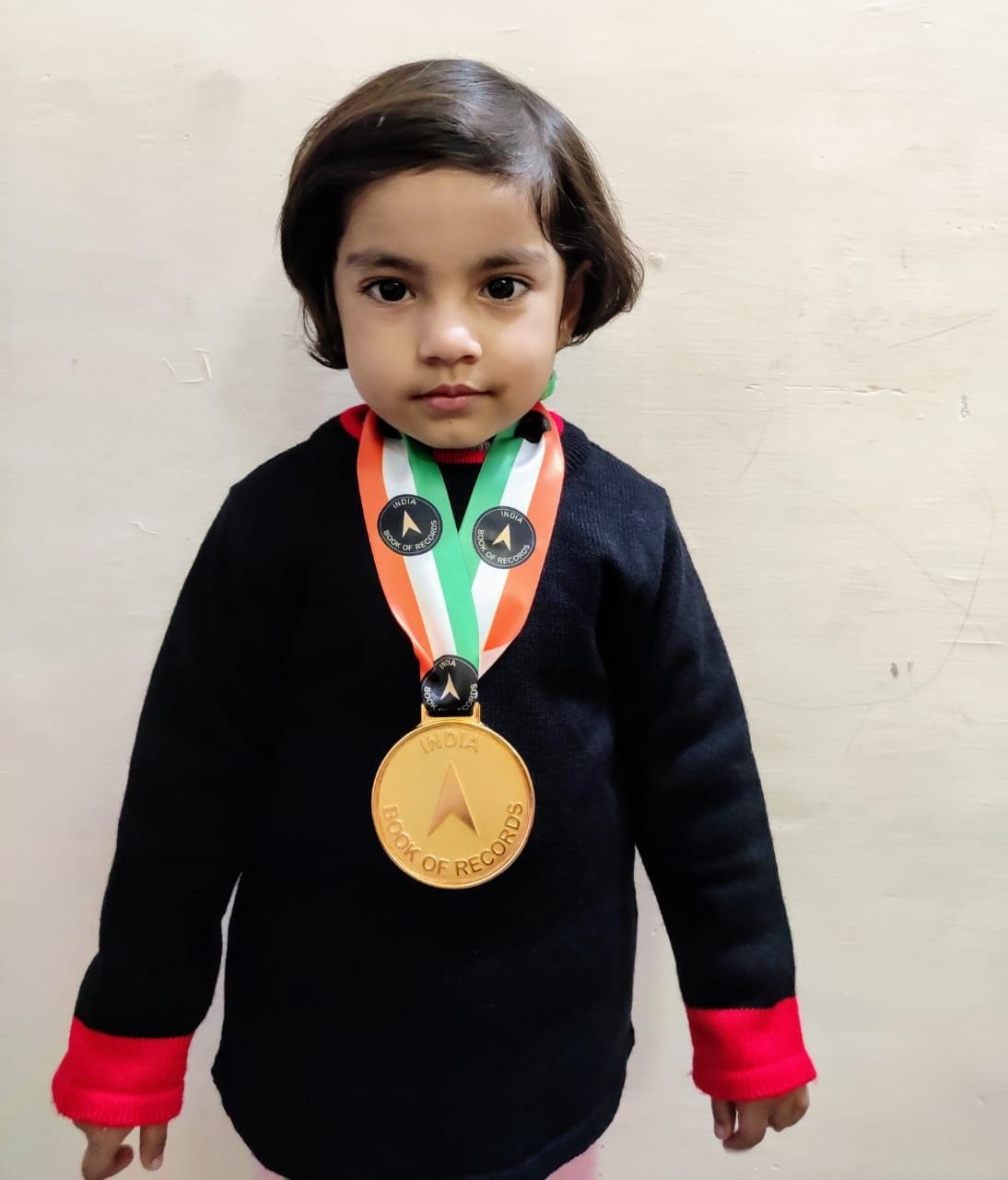 Sanvi got name india book record