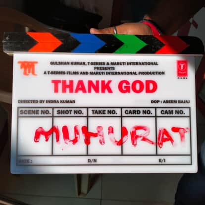 Ajay Devgn Rakul Preet Singh Sidharth Malhotra comedy film Thank God Shoot Begins