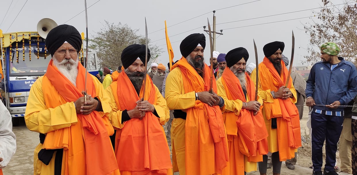 Farmers celebrated Guru Gobind Singh Prakash festival