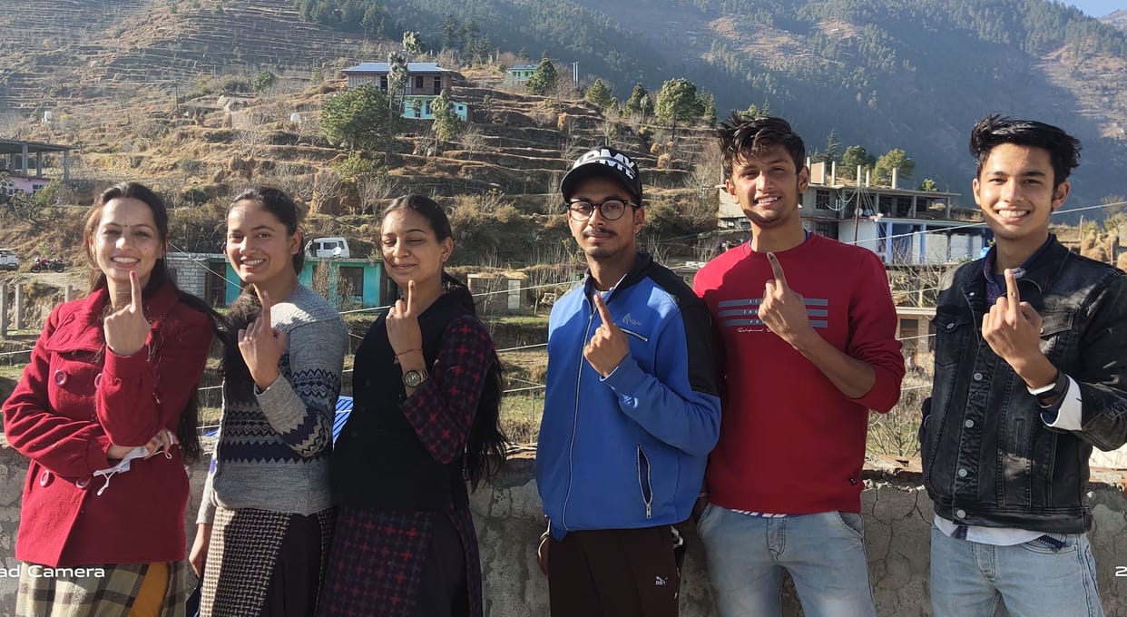 Nithhar's youthful enthusiasm for voting
