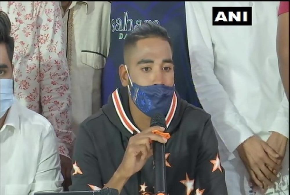 mohammed Siraj addressing media in Hyderabad, Focussed on game despite racial abuse