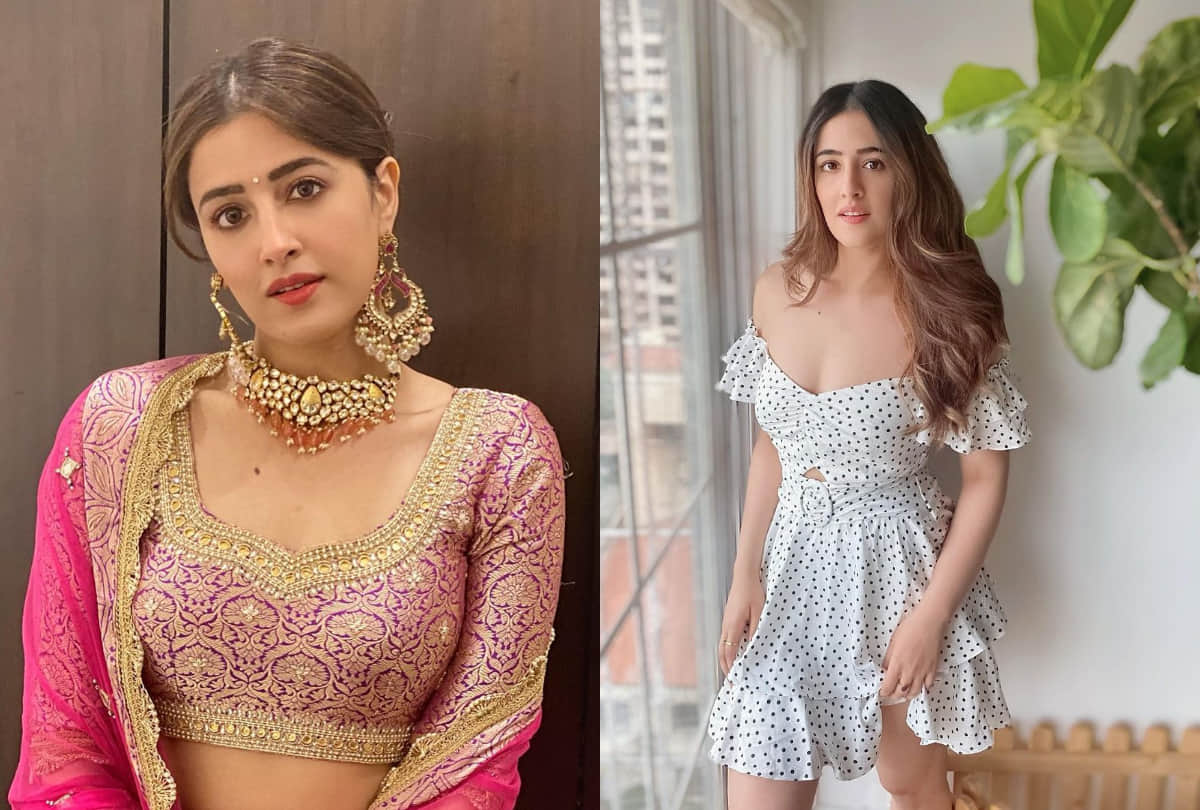 nupur sanon wear denim off shoulder top in her latest video