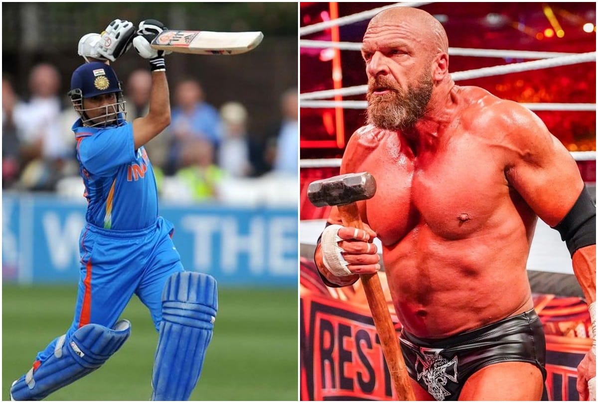 WWE wrestler Triple H interview about cricket and sachin tendulkar