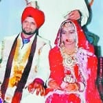 शहीद निर्मल सिंह अपनी पत्नी के साथ।