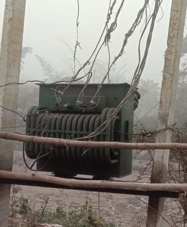 Transformer burnt for 3 days, supply stalled