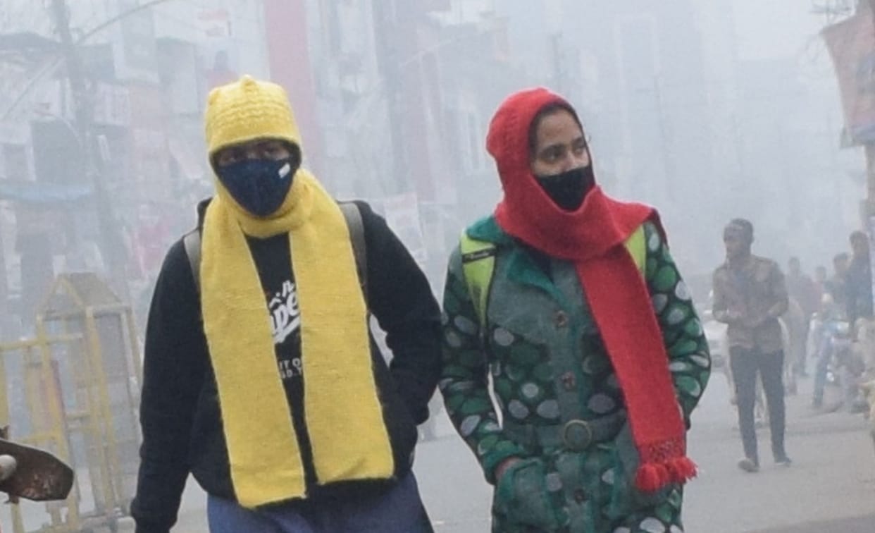 Day temperature dropped, cold increased