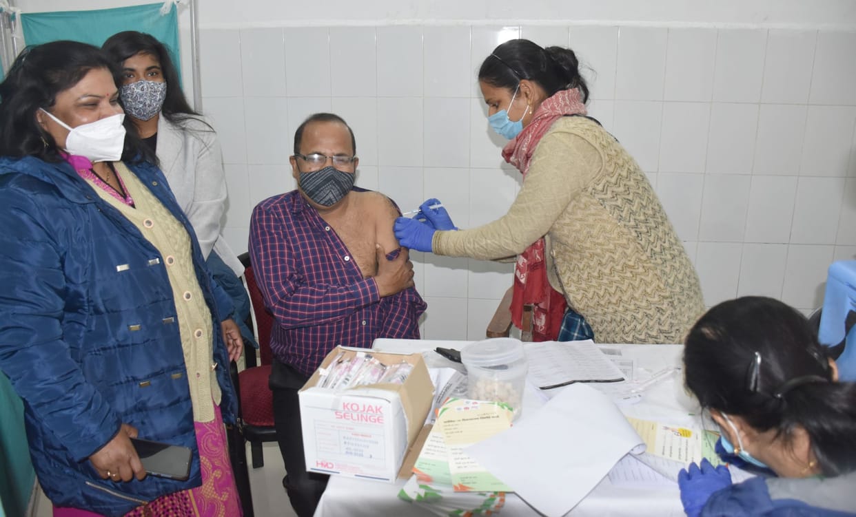 Around 1234 people got vaccinated at 11 centers