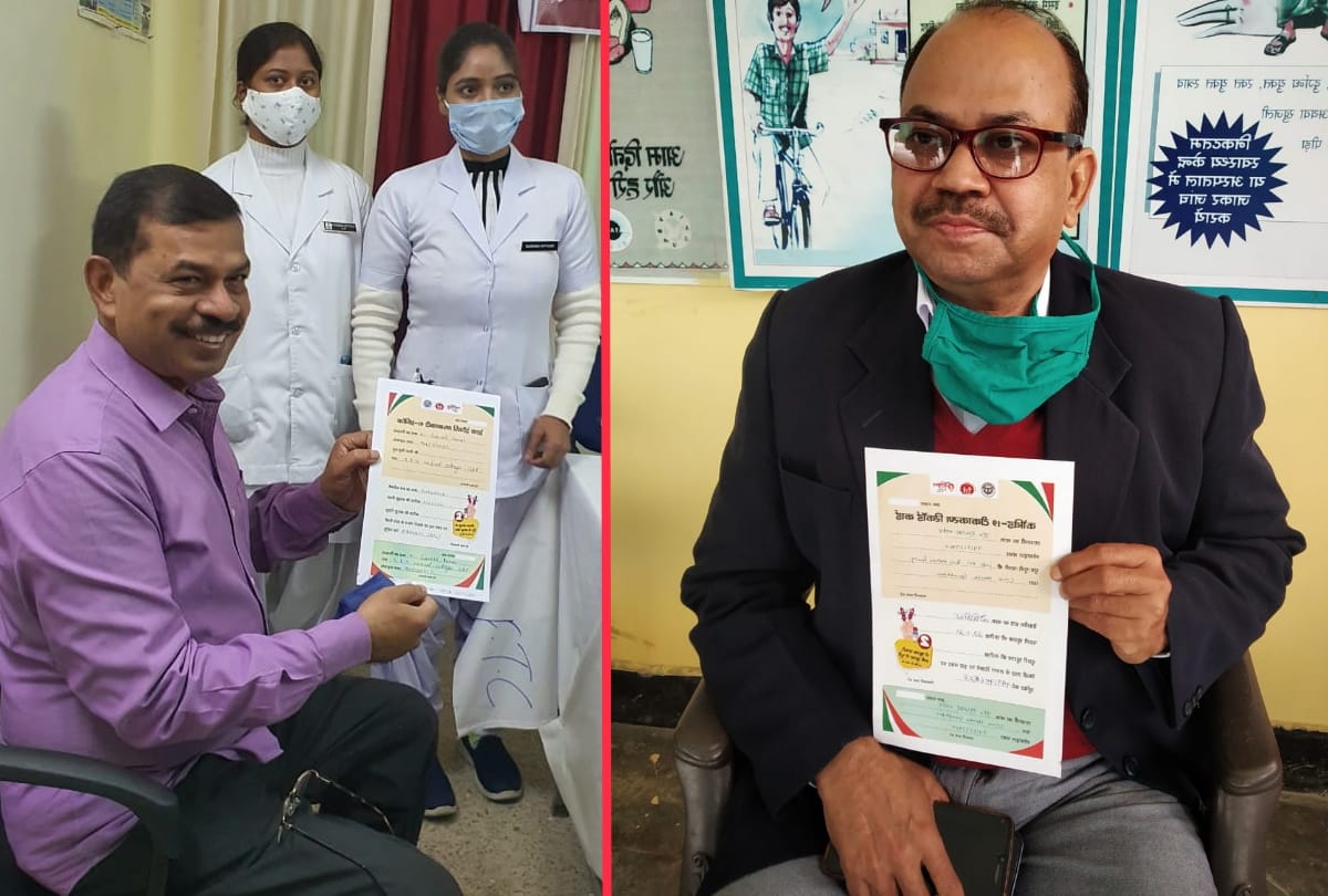 Corona Vaccination news update BRD chief and CMO got vaccinated on second day Vaccination