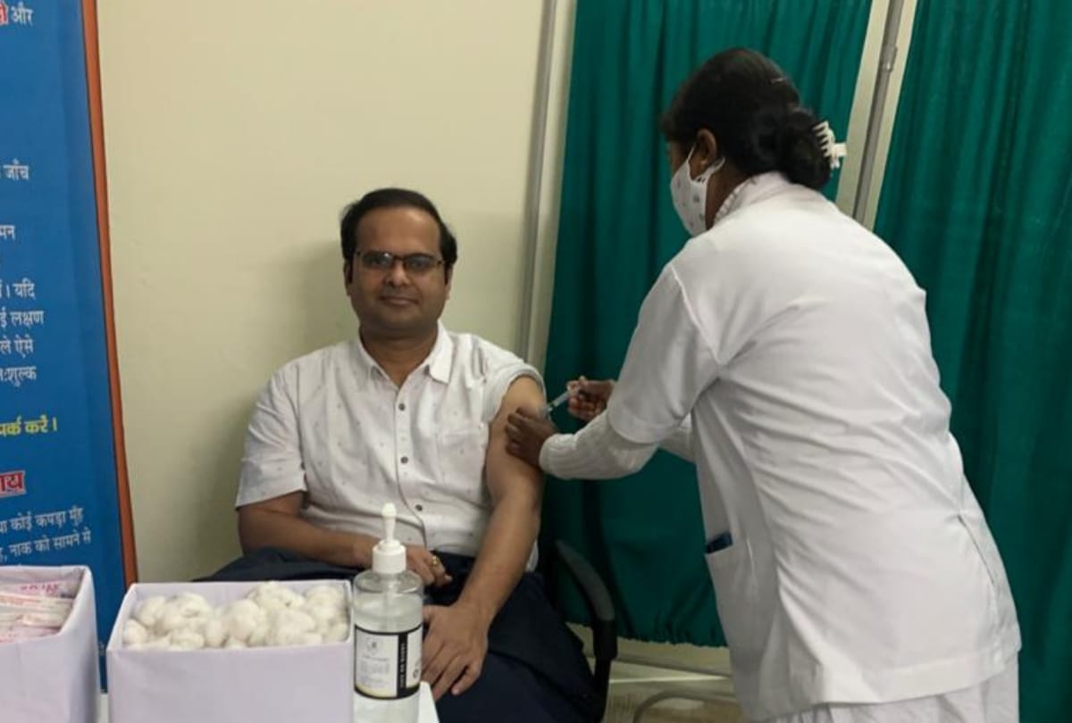 Corona Vaccination news update BRD chief and CMO got vaccinated on second day Vaccination