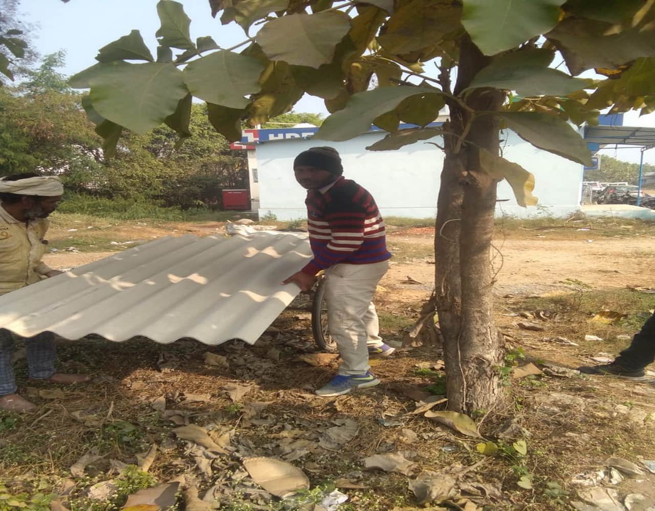 Made a home for the families of patients by mortgaging the bike
