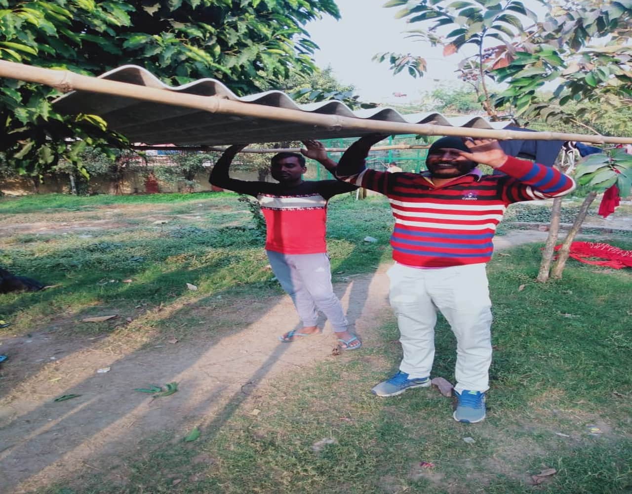Made a home for the families of patients by mortgaging the bike