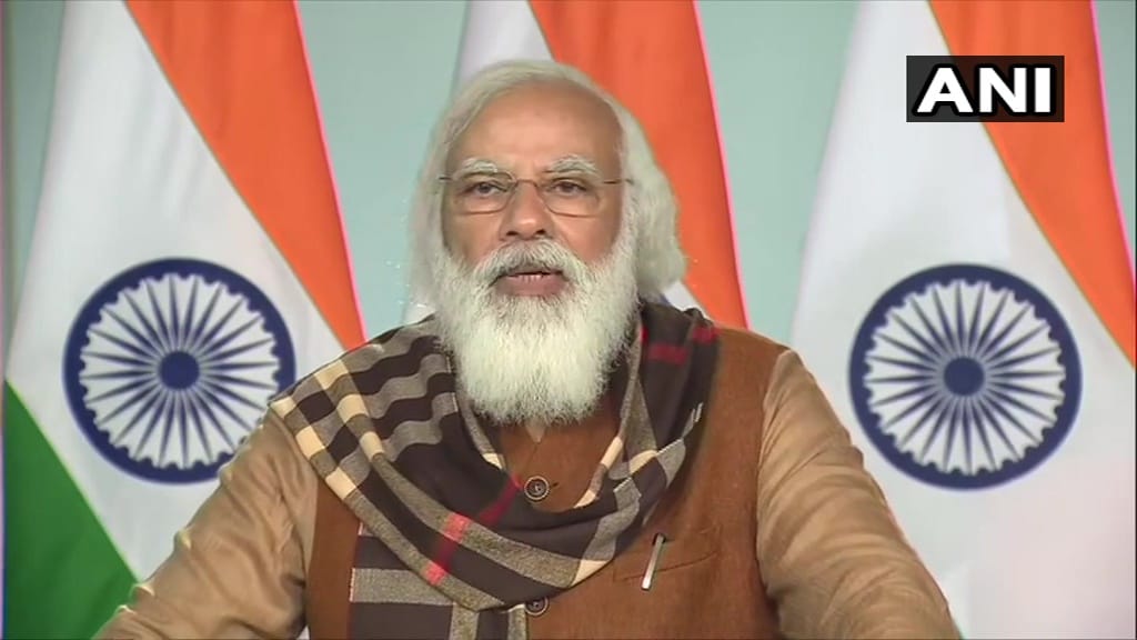 PM Modi is communicating with those vaccinated in varanasi
