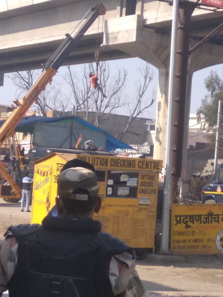 Delhi Police put 28 CCTV cameras on Tikari border to keep an eye on farmers