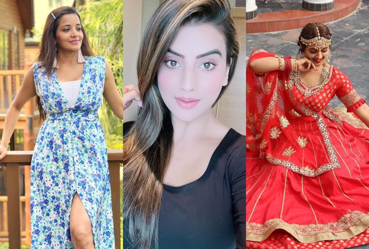 bhojpuri actresses Amrapali Dubey Kajal Raghwani Akshra Singh Monalisa photos images wallpaper hd pics download