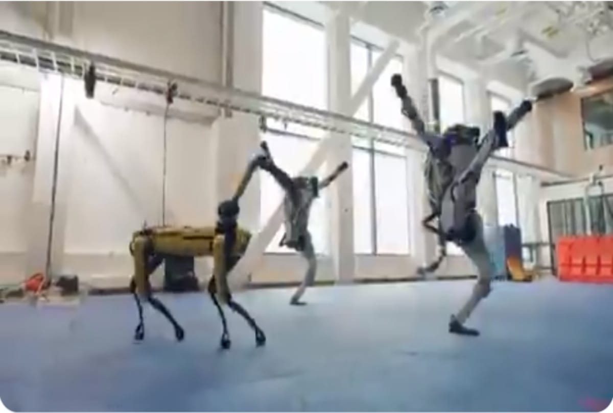 Dancing robots swoons everybody's hearts over social media