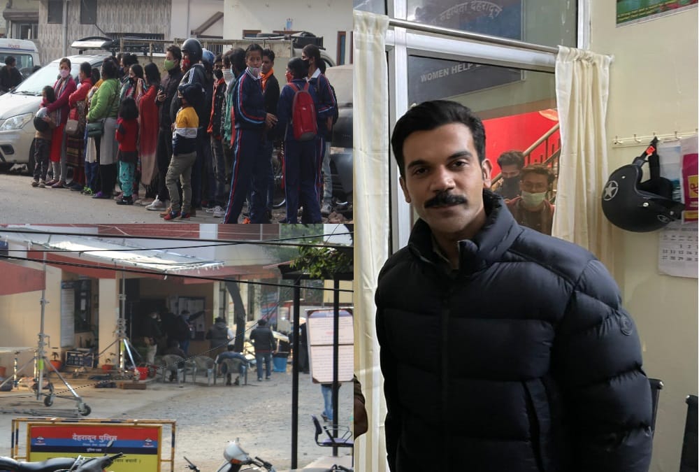 Bollywood Actor Rajkummar Rao Film Shooting in Dehradun cantt police station