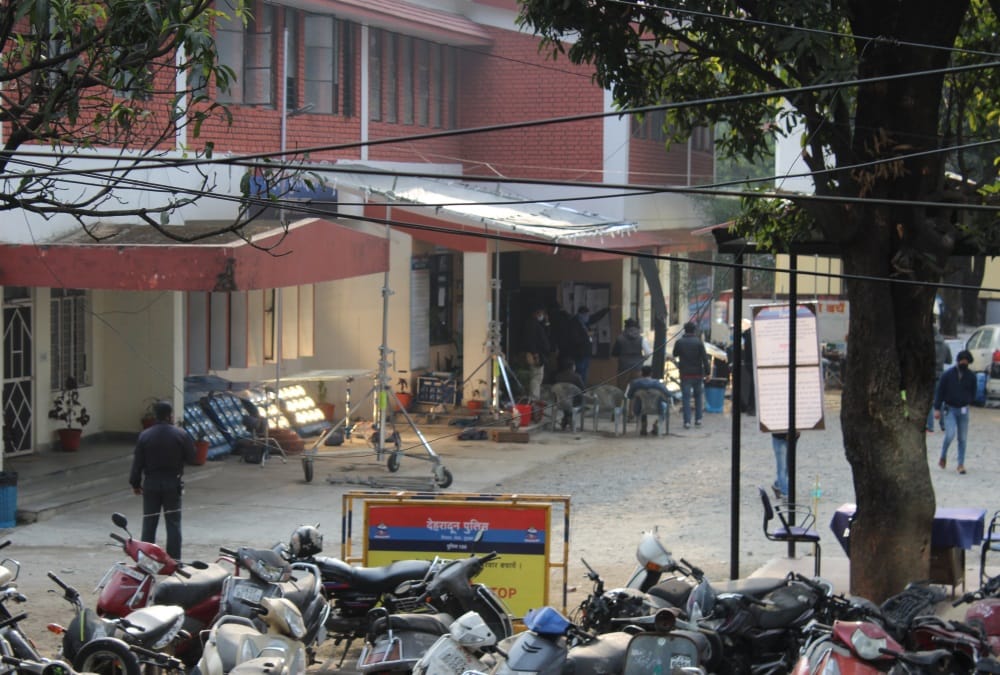 Bollywood Actor Rajkummar Rao Film Shooting in Dehradun cantt police station