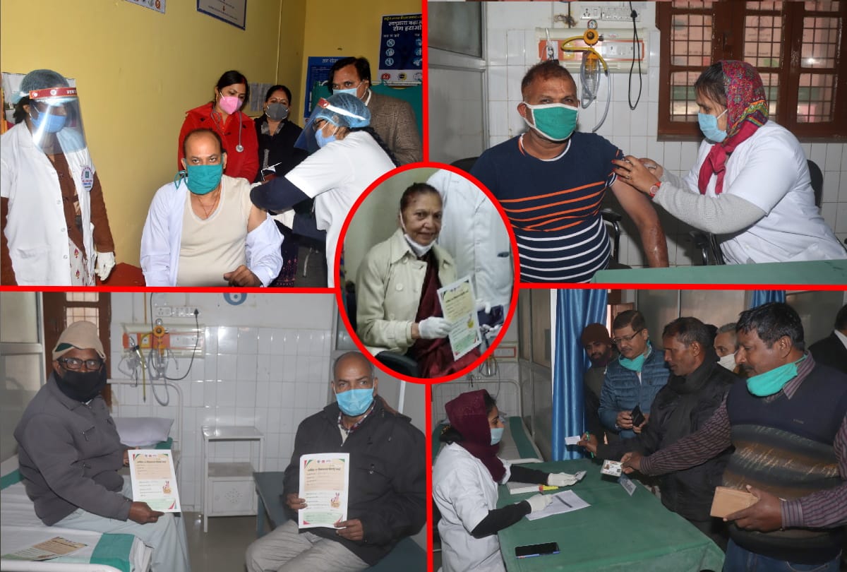 71 percent of people get corona vaccine on second day In Gorakhpur