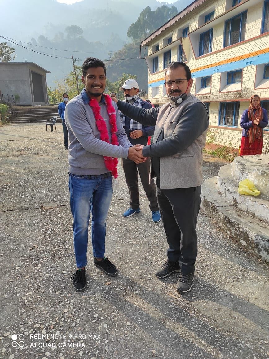 Teachers respected young cricketer Abhilash