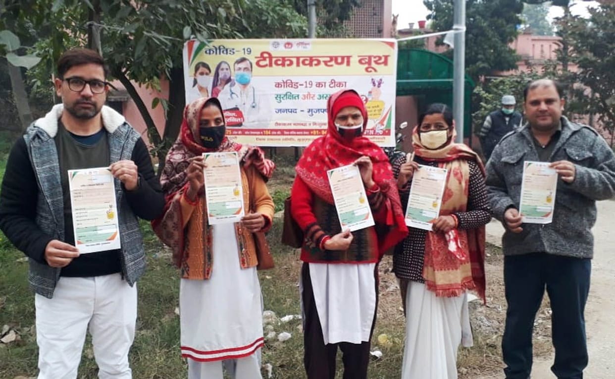 Phase II corona vaccination in Charthaval