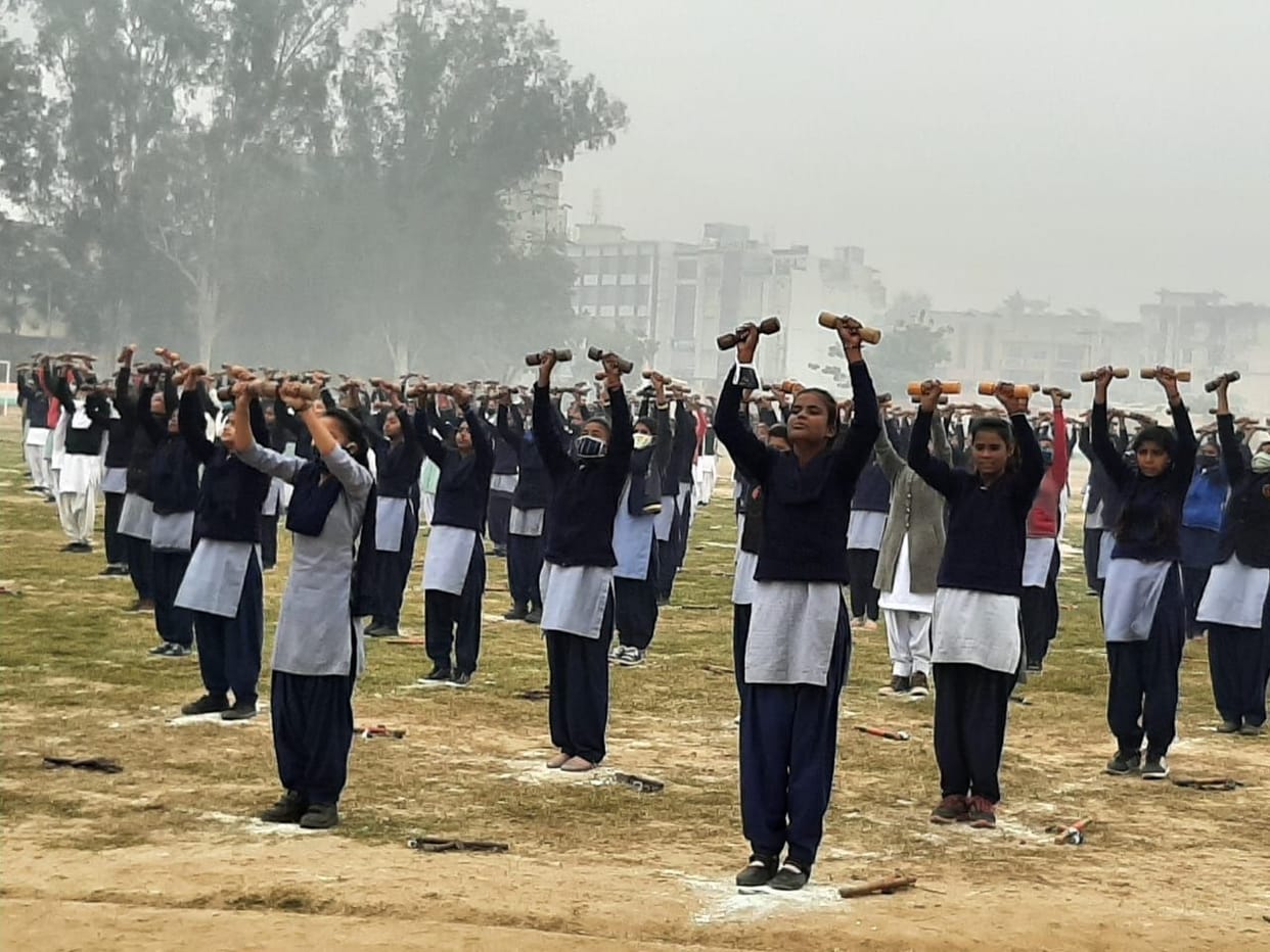 Students rehearsal of cultural programs