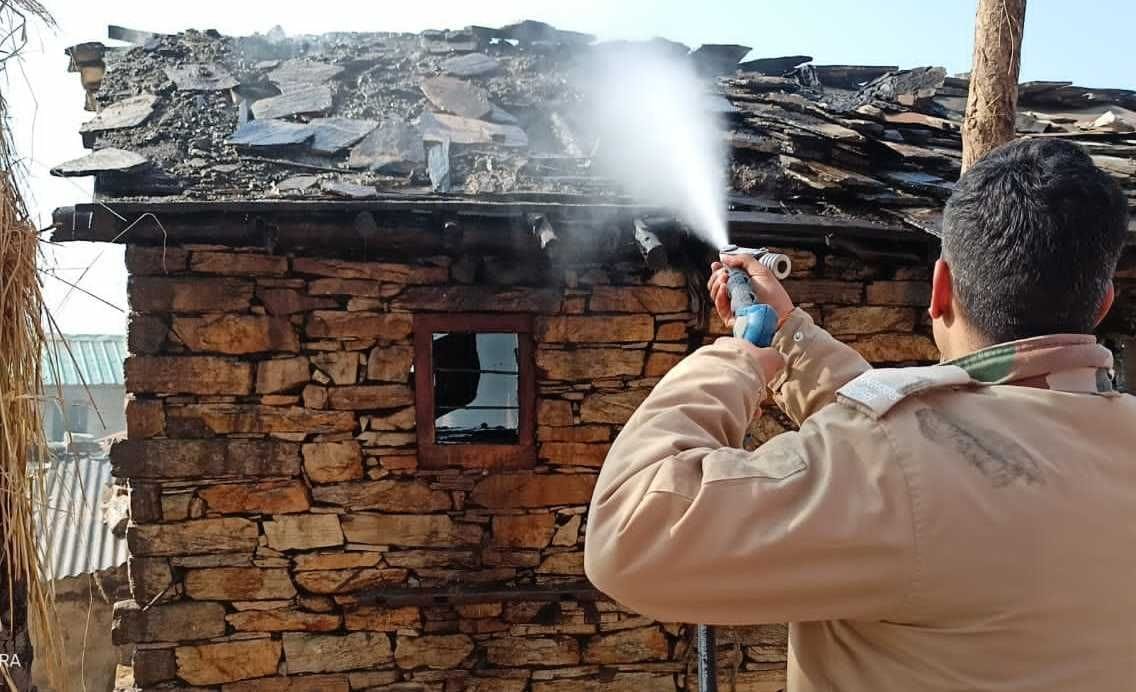 house caught fire in kanda