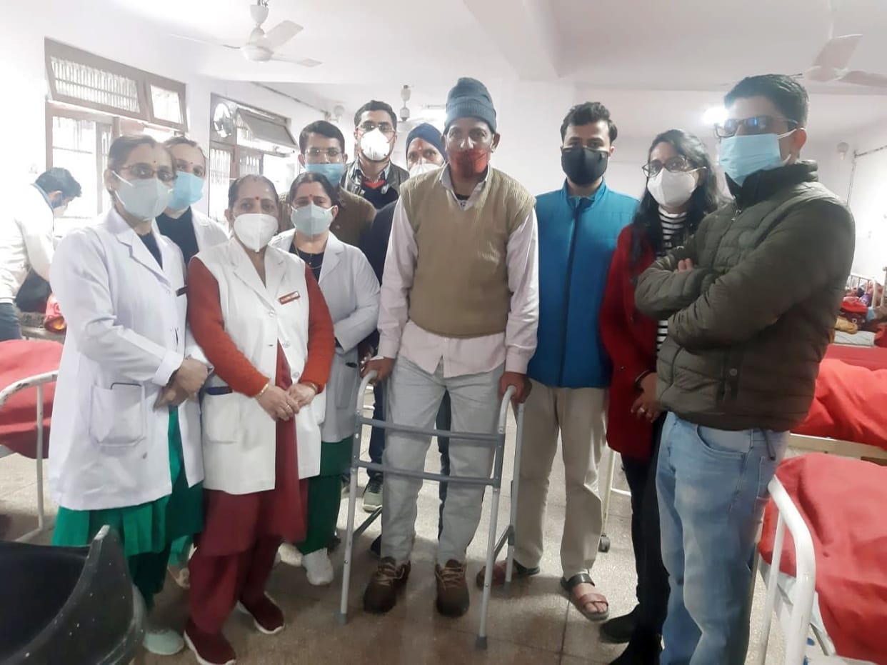 three patients hips Implant in Chamba hospital