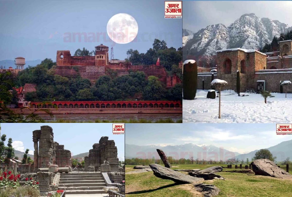 most beautiful places to visit in kashmir valley, ancient place in kashmir, srinagar kashmir snowfall