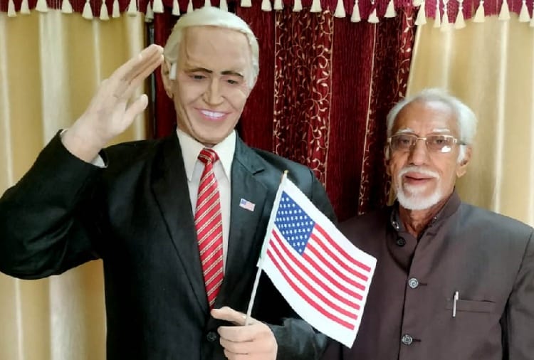Ludhiana businessman make a statue of Joe Biden