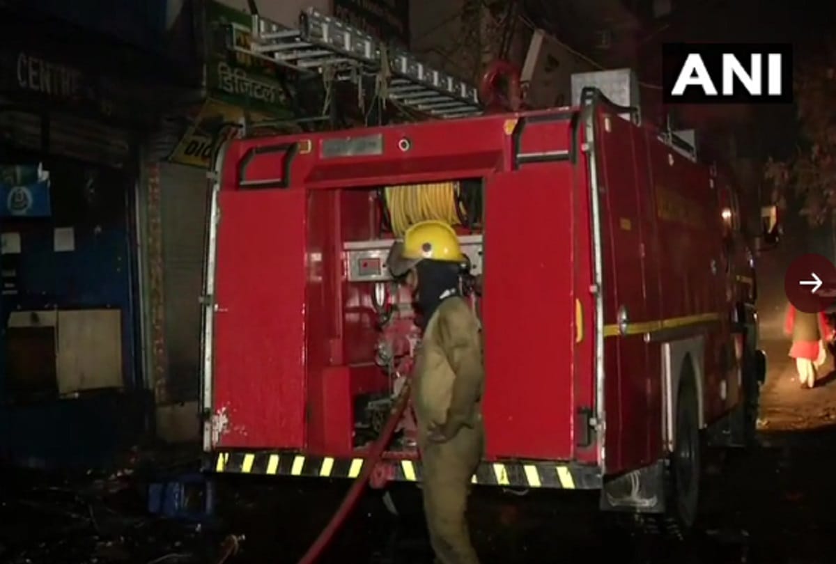 Fire has broken out in Uttam Nagar at Delhi