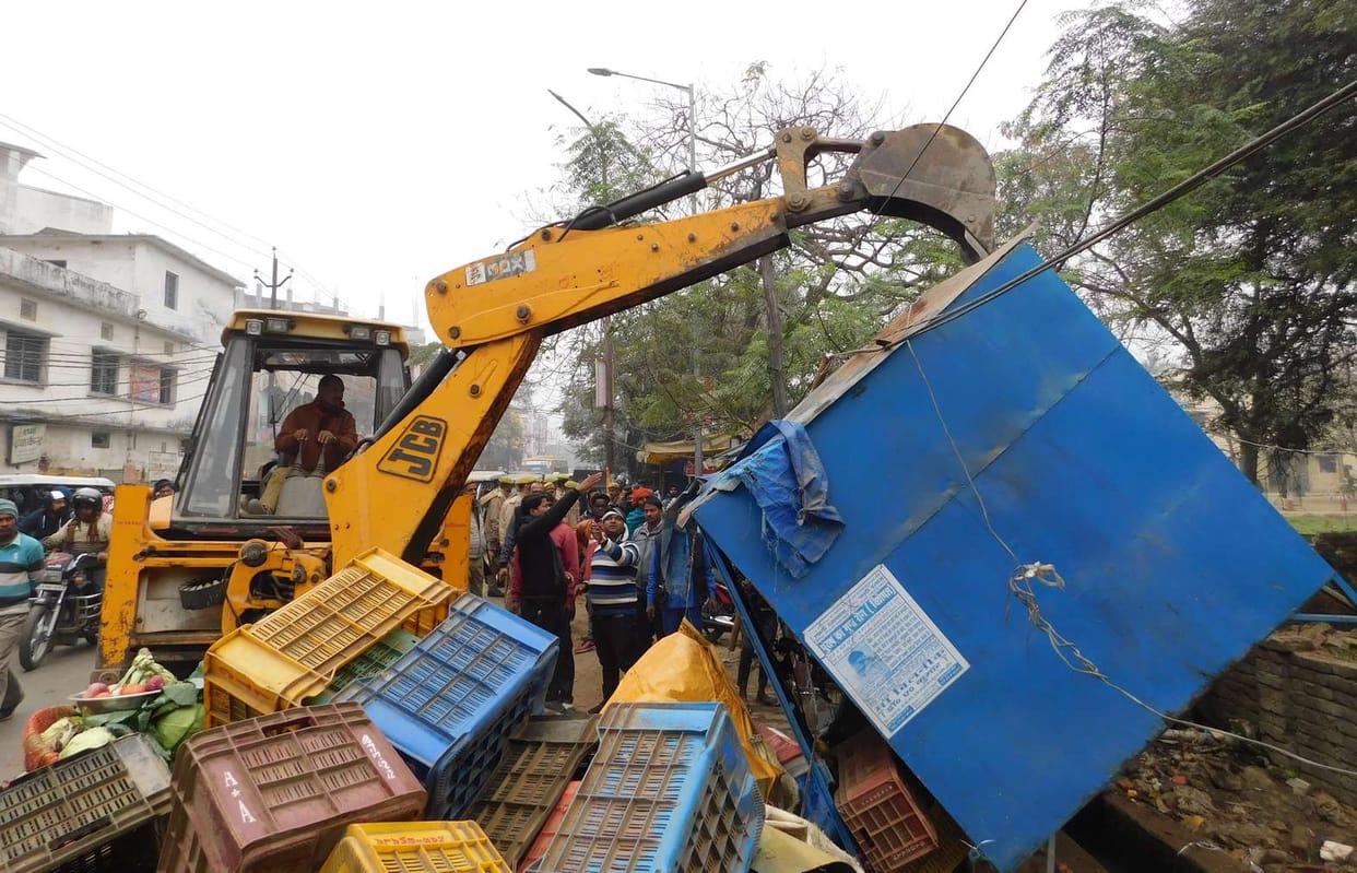 romove Encroachment in ballia